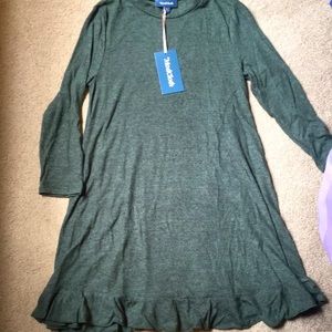 NWT ModCloth knit tunic with ruffle hem